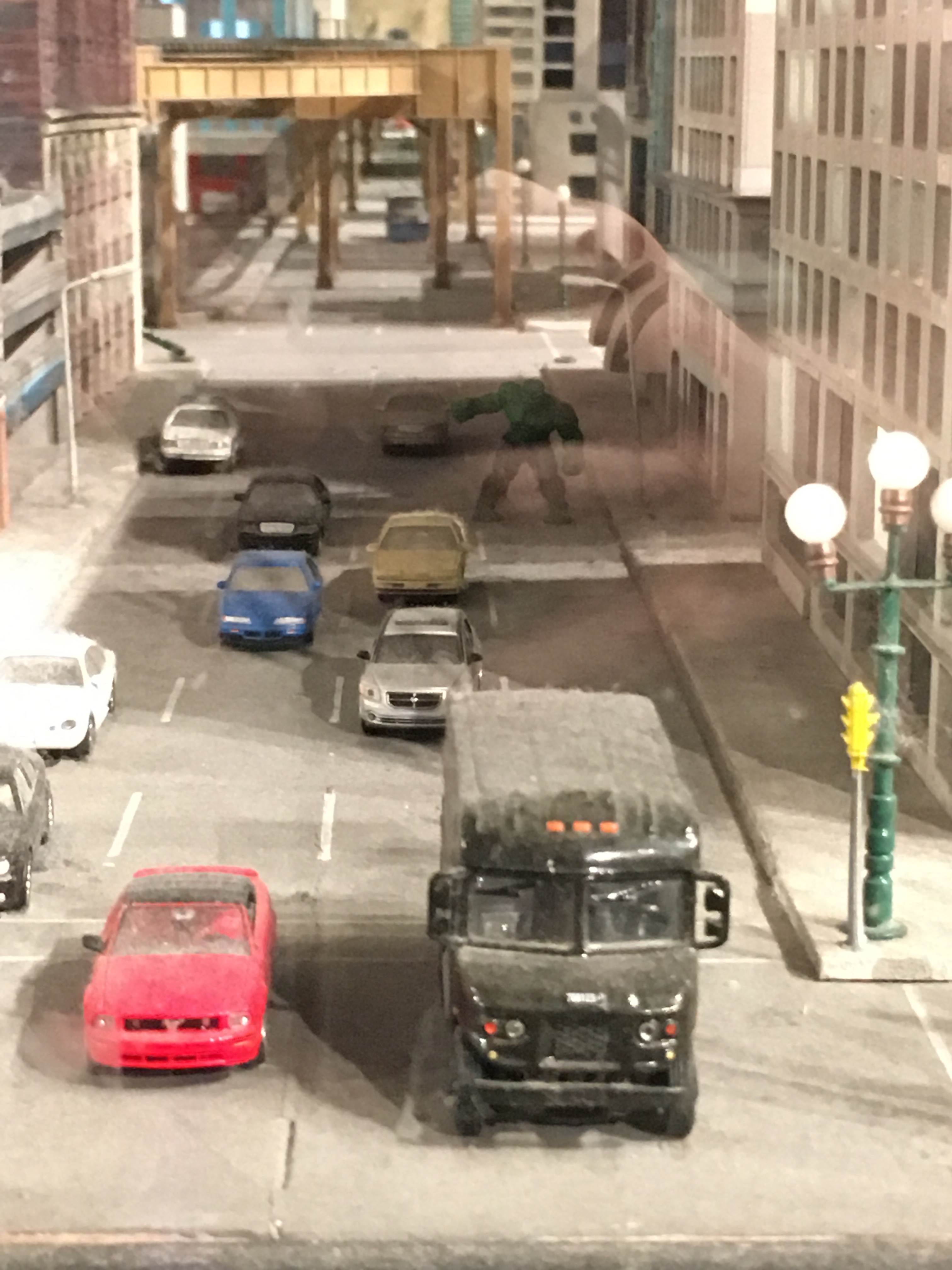 A model of the Hulk in a model of Chicago